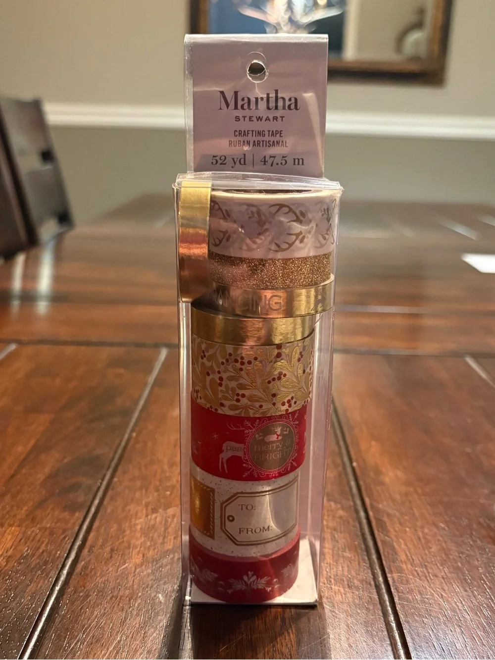 Martha Stewart Christmas Crafting Tape Set - 9 rolls